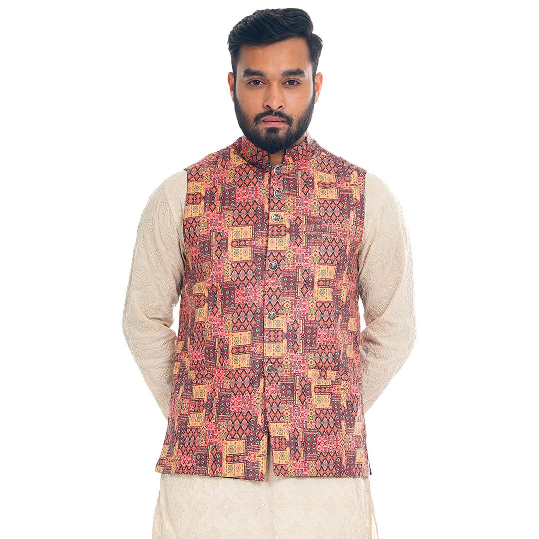MYTH PINK PRINT COTI FOR MEN